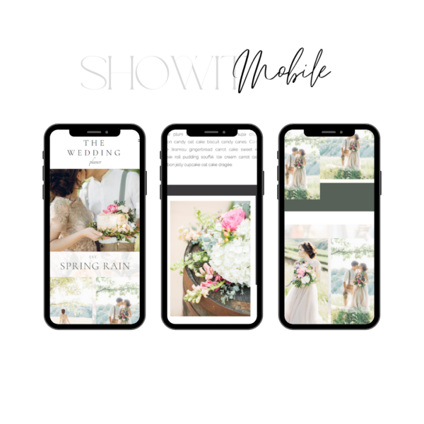 Wedding Planner Website Template - Multi-Device Display