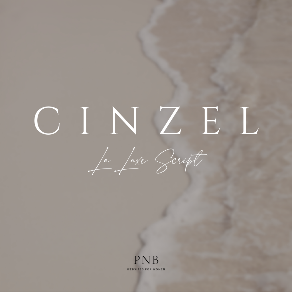 Luxury Web Design Typography on Canva