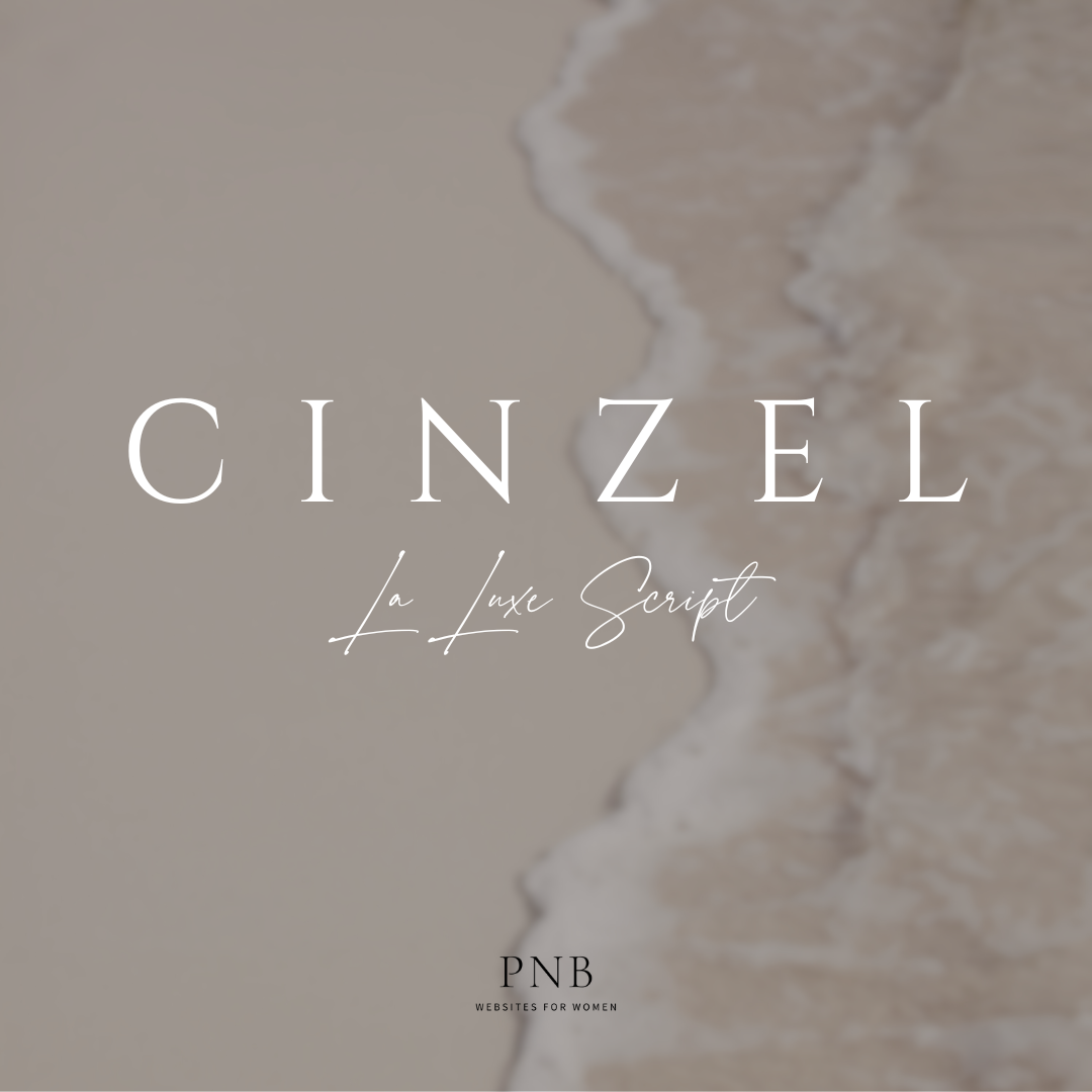Luxury Web Design Typography on Canva